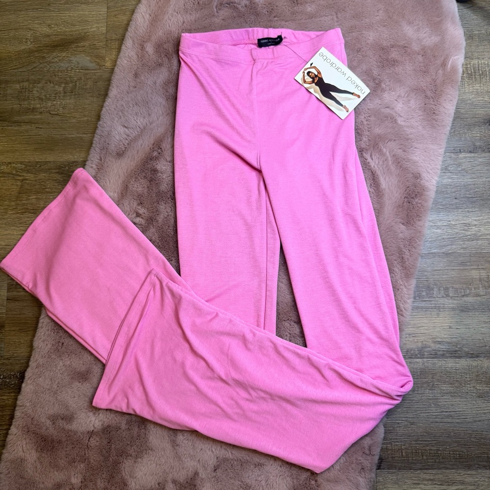 naked wardrobe Pink Wide-Leg Lounge Pants